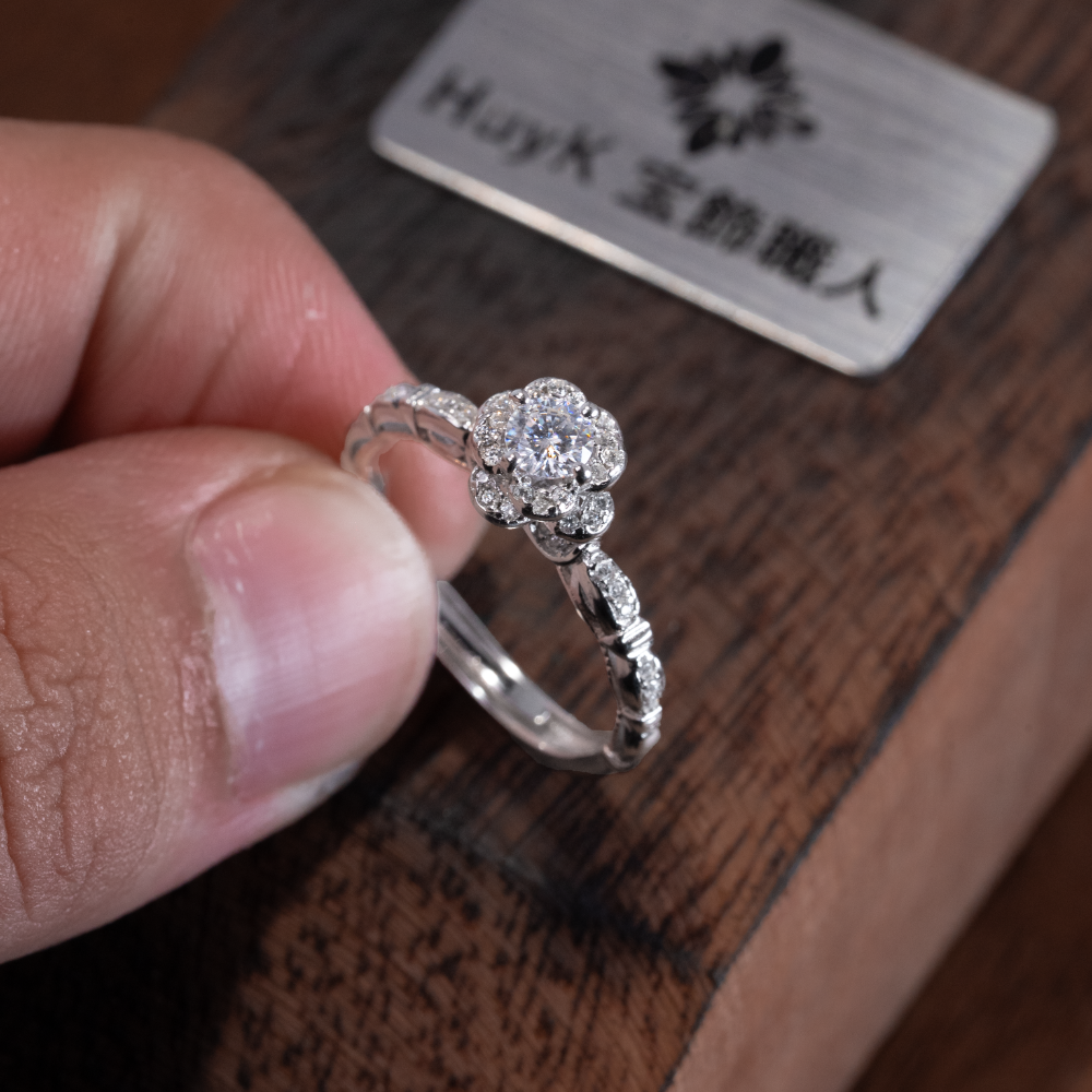 花のリング - s925 - N400710